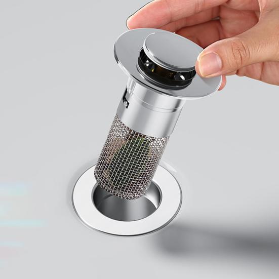 RentFlöde™ – Pop-up-Abflussstopfen mit Sieb