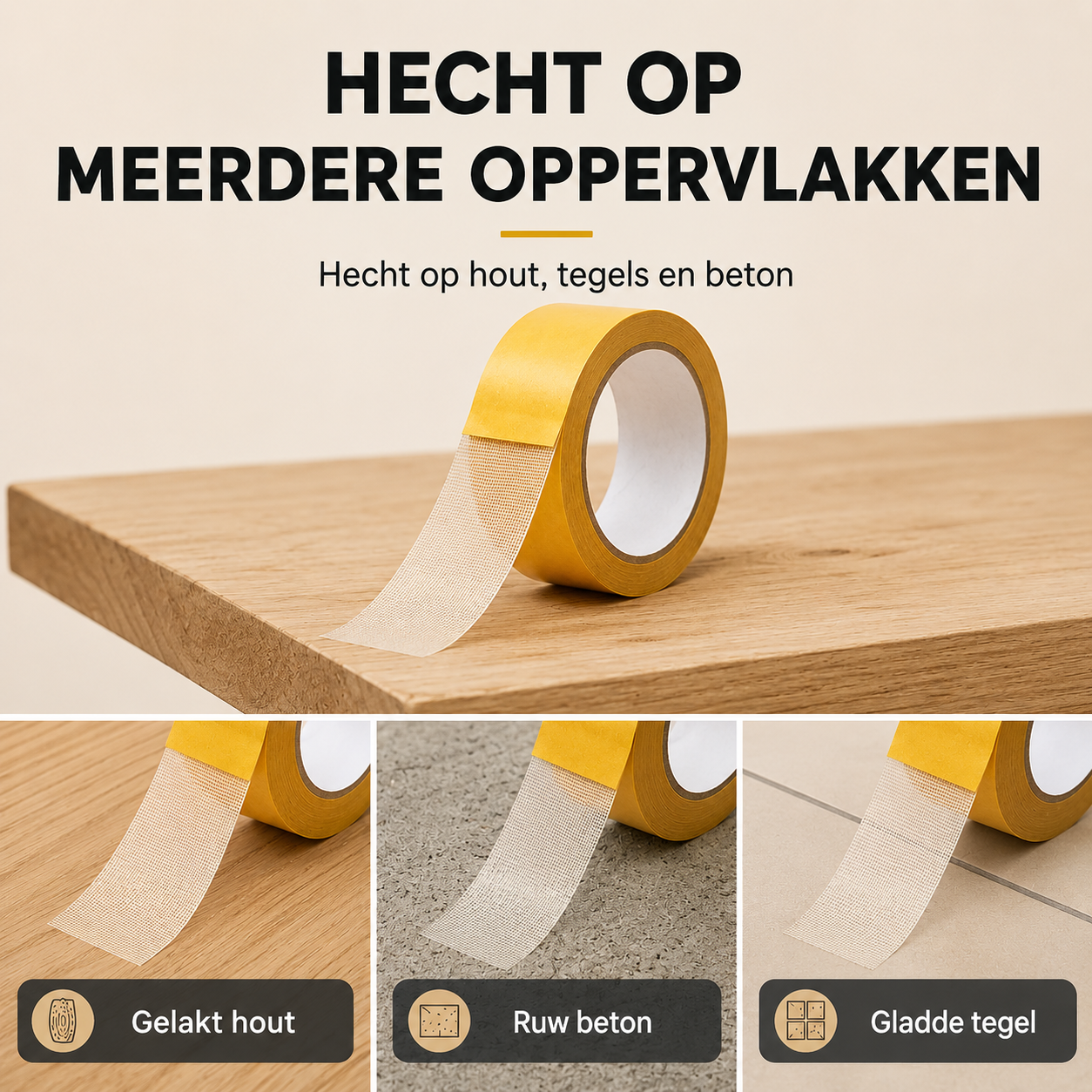 GripNet™ Klus in huis zonder boren, spijkers of geknoei
