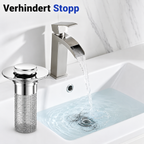 RentFlöde™ – Pop-up-Abflussstopfen mit Sieb